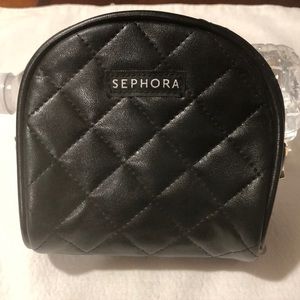 Sephora 💄💋 black mini makeup bag