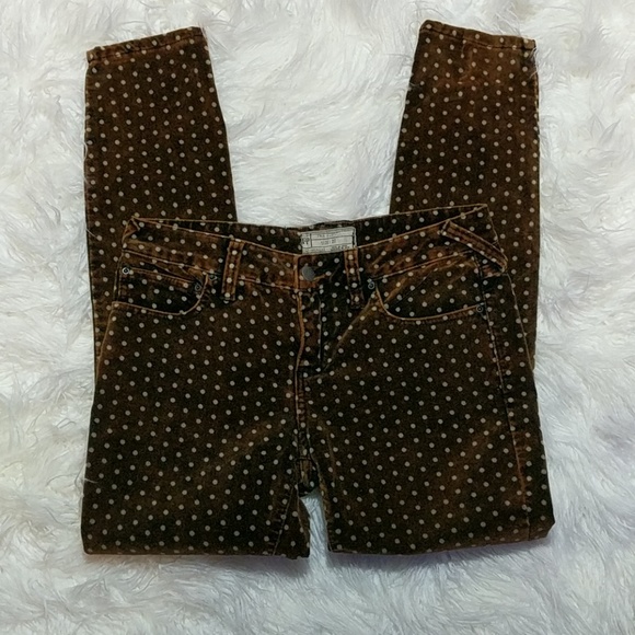 Free People Pants - Free People Velvet Skinny Jeans