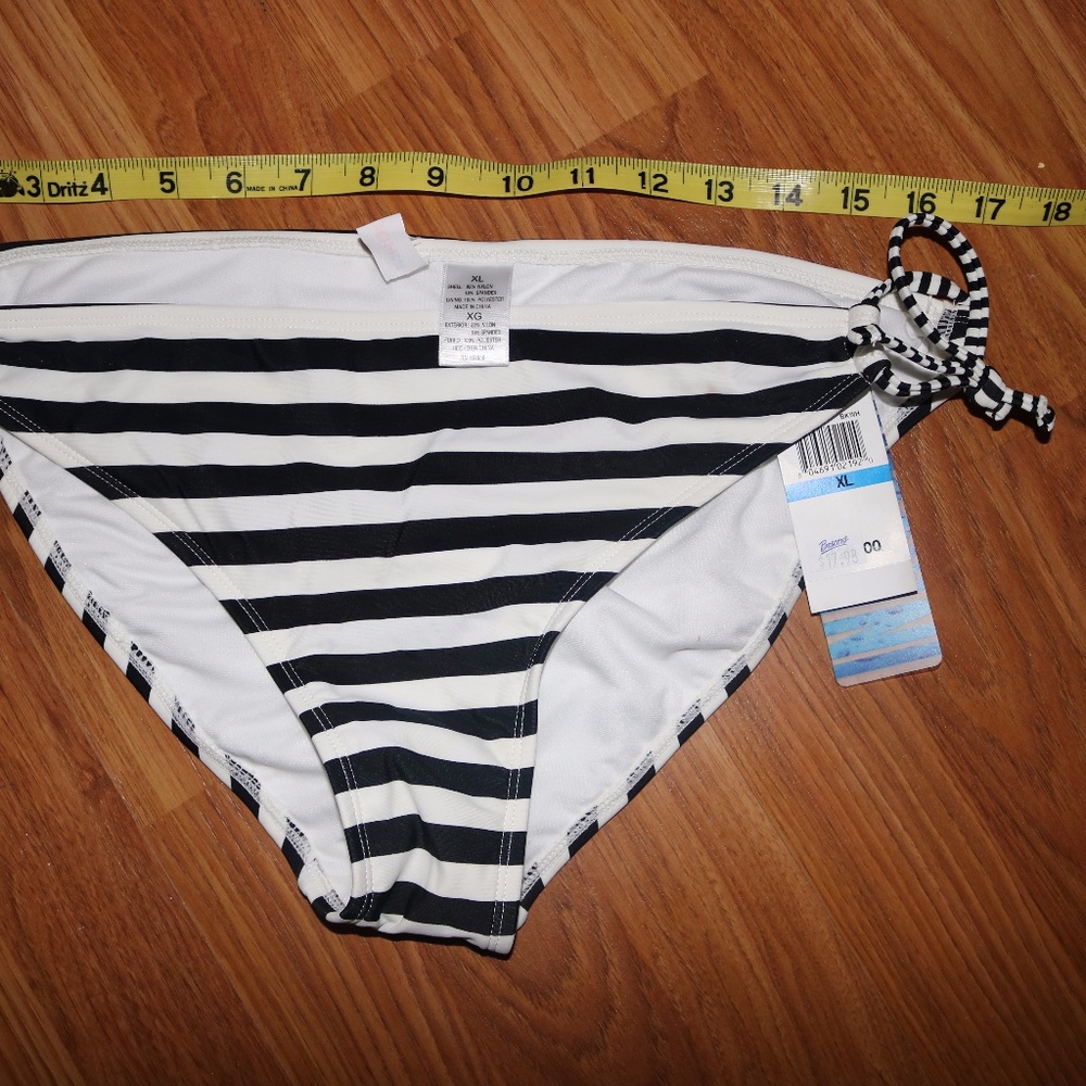 Black &White Bikini Bottom
