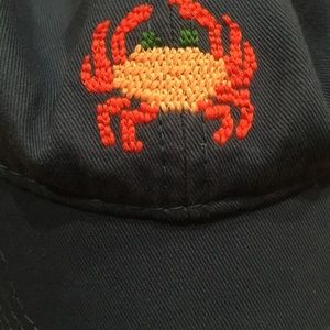 Harding lane hat with embroidered crab