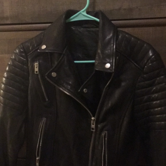 ALL SAINTS perfect condition leather jacket - Picture 3 of 3