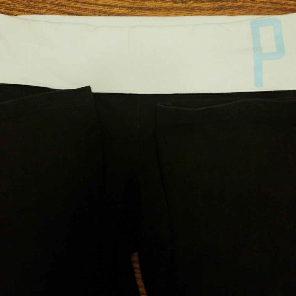 NEW VICTORIA'S SECRET PINK BOOT CUT YOGA LEGGINGS