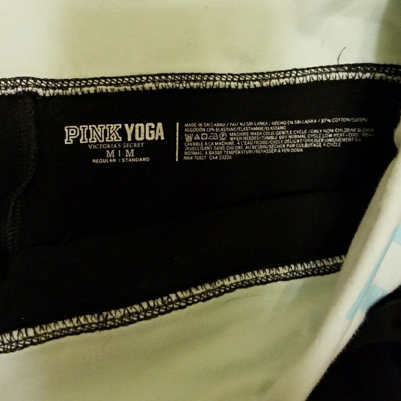 NEW VICTORIA'S SECRET PINK BOOT CUT YOGA LEGGINGS - Picture 4 of 4