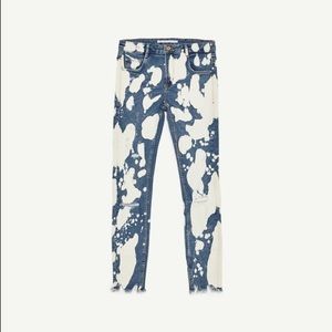 bleach spotted jeans