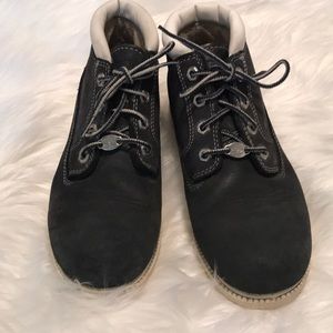 Gray Leather Timberland