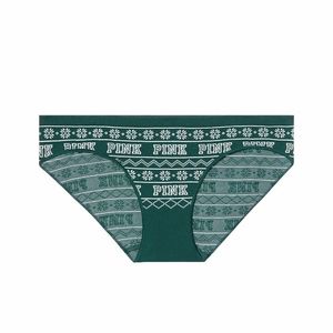 VS Pink SEAMLESS BIKINI PANTY Snowflake Medium