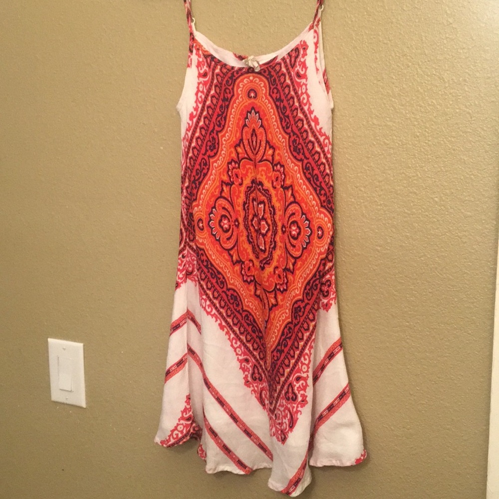 Orange and Pink summer dress
