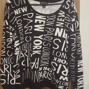 Forever 21 plus sweatshirt