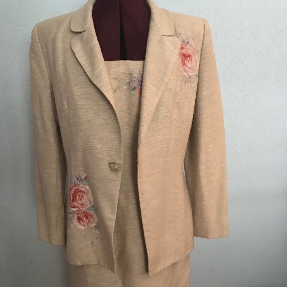 Silk Jacket and Sheath dress Size 10