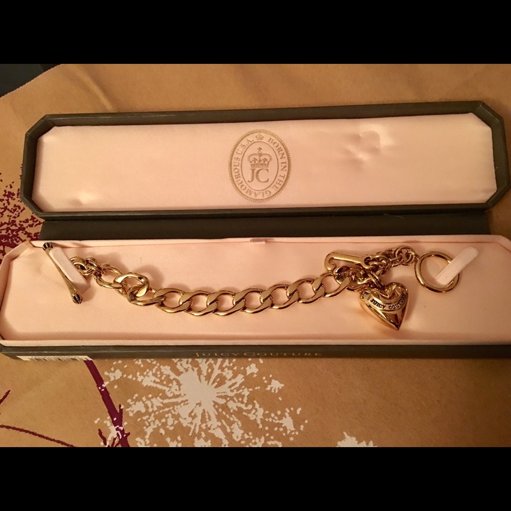 Women’s gold Juicy Couture bracelet