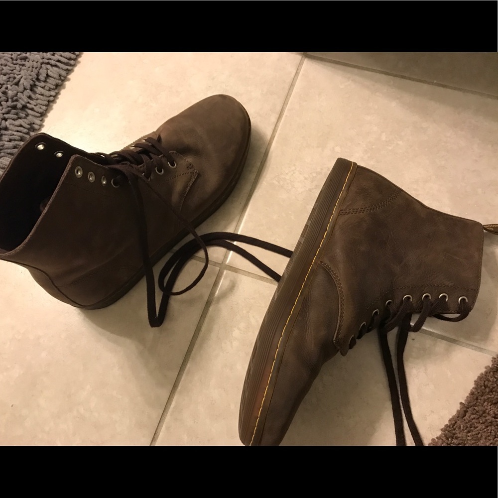 Dr Martins Brown Leather Boot