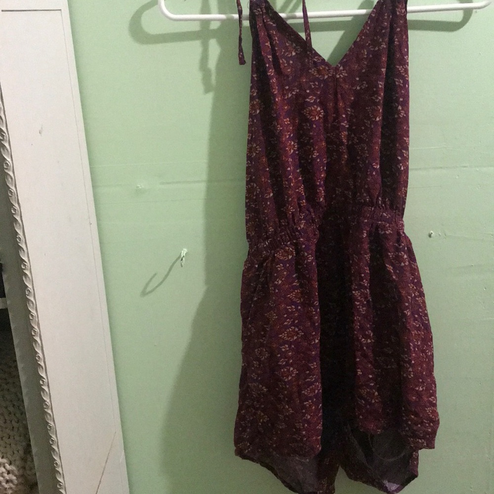 Floral forever 21 romper