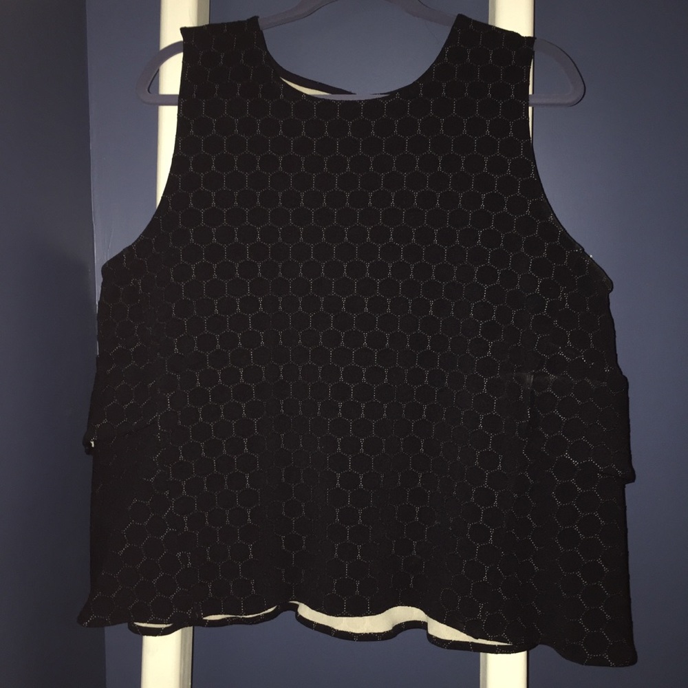 Ann Taylor peplum style blouse.