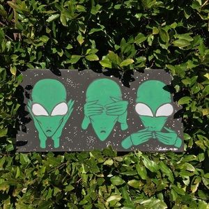 Alien invasion 👽👽👽👽 by me! Christina Adams