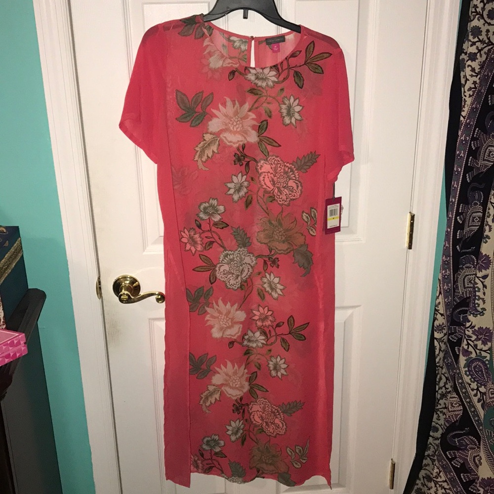 Vince Camuto Sheer Overlay Tunic!!