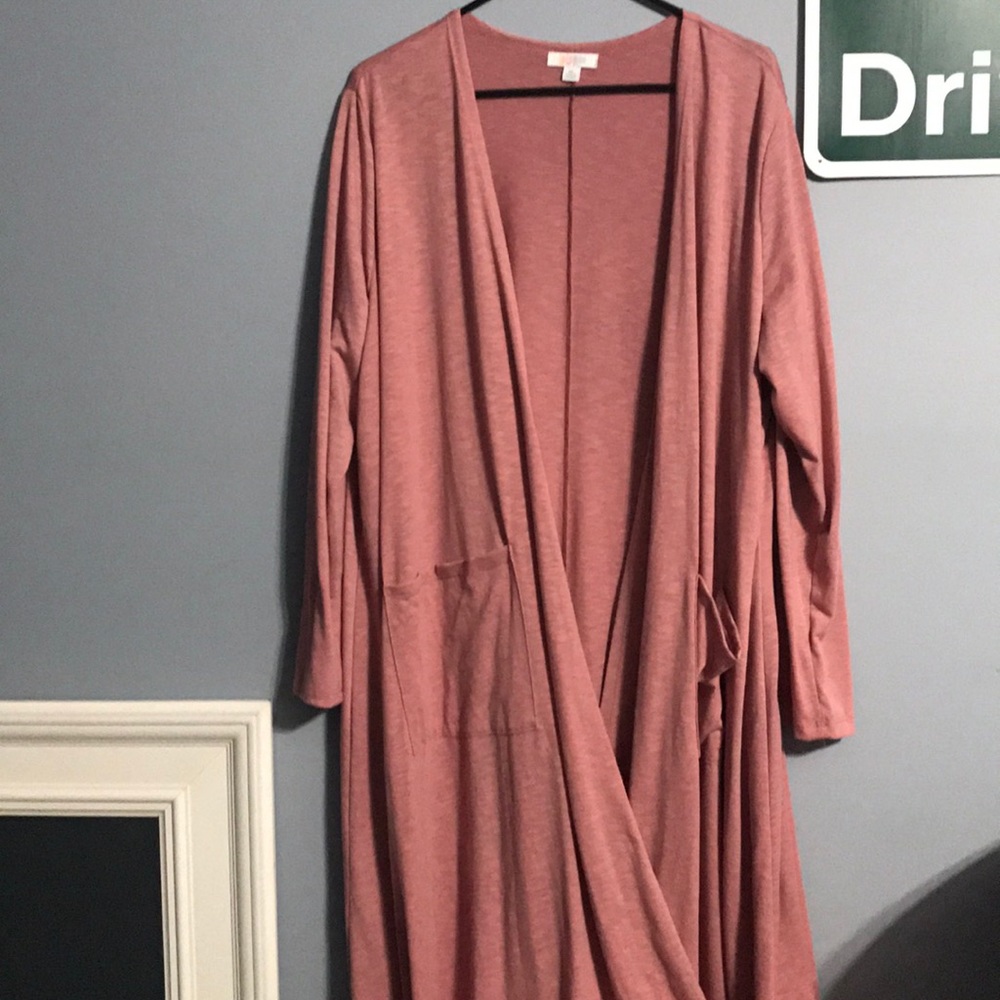 Lularoe Sarah Dusty Pink L