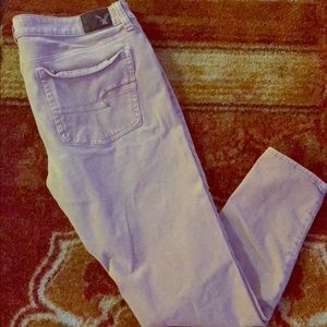 American Eagle Light pink jeggings