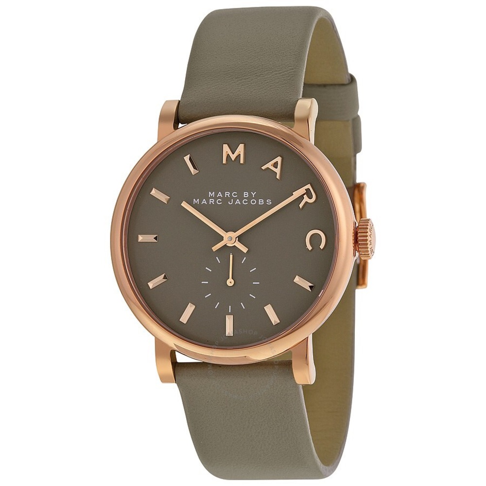 Marc by Marc Jacobs Baker Grey Leather Watch