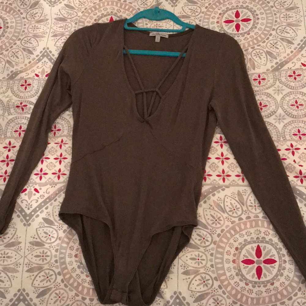 Olive green bodysuit