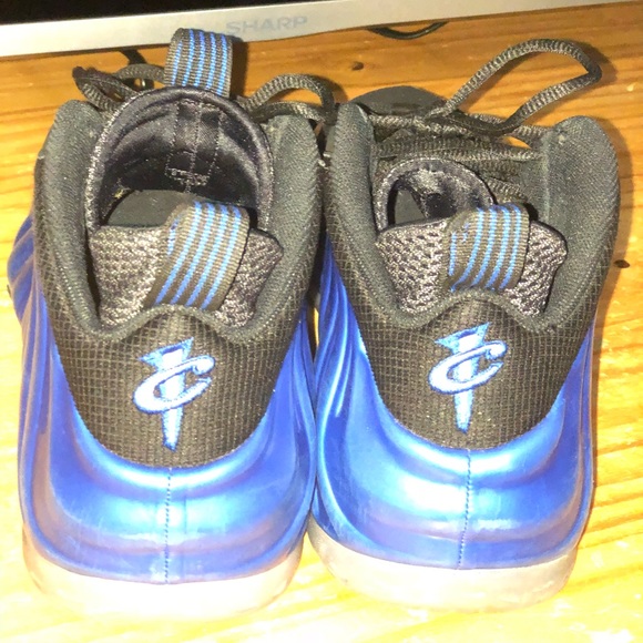 NIKE AIR FOAMPOSITE ONE 314996-401 SPORT ROYAL WOLF GRAY  Nike foamposites blue size 13