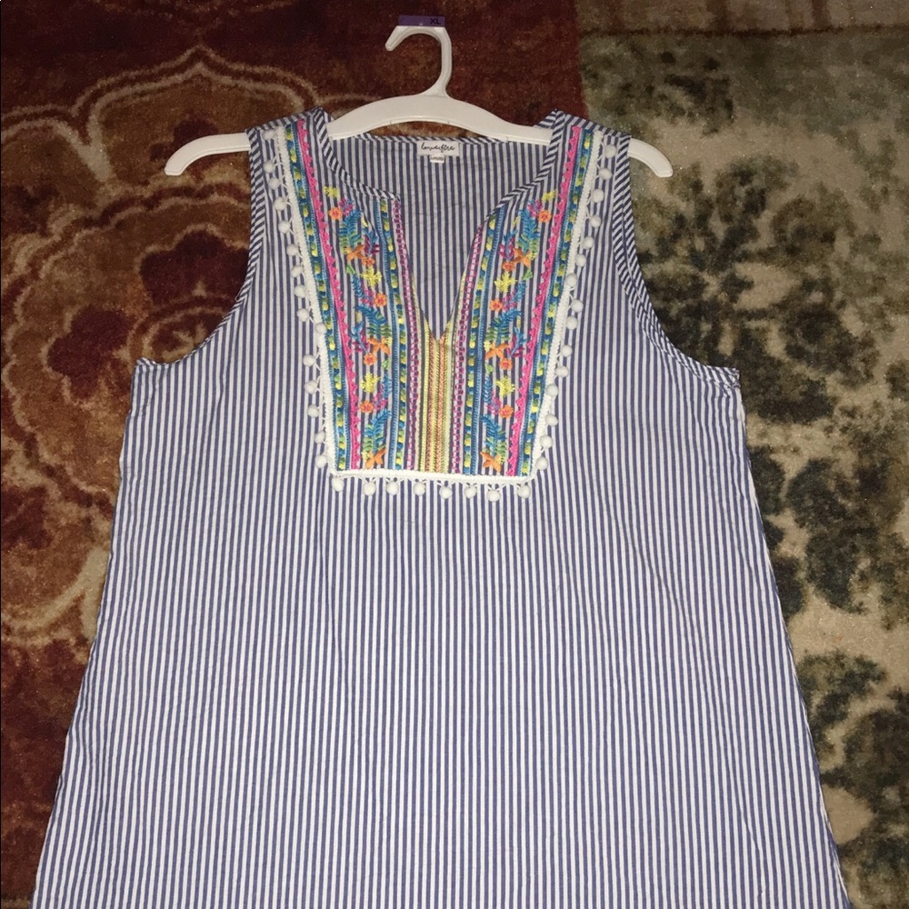 Juniors striped dress