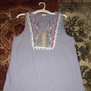 Juniors striped dress