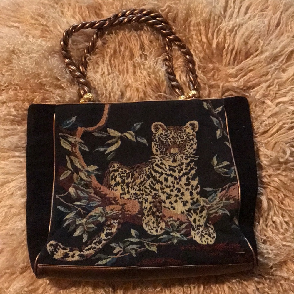 Leopard tote