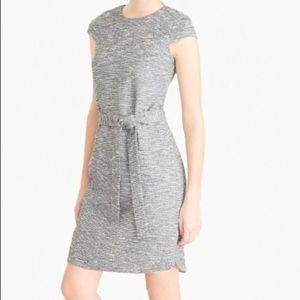 J. Crew Black and white tweed dress
