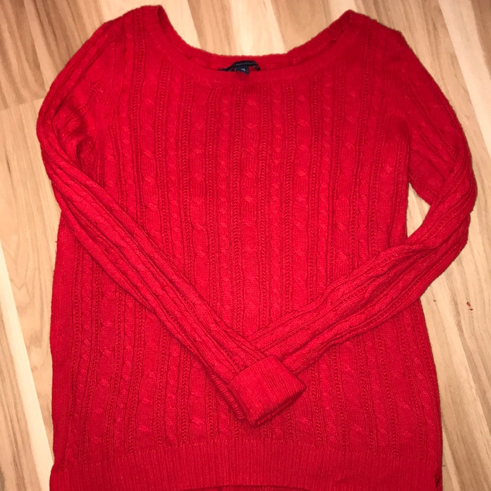 Red American Eagle Sweater