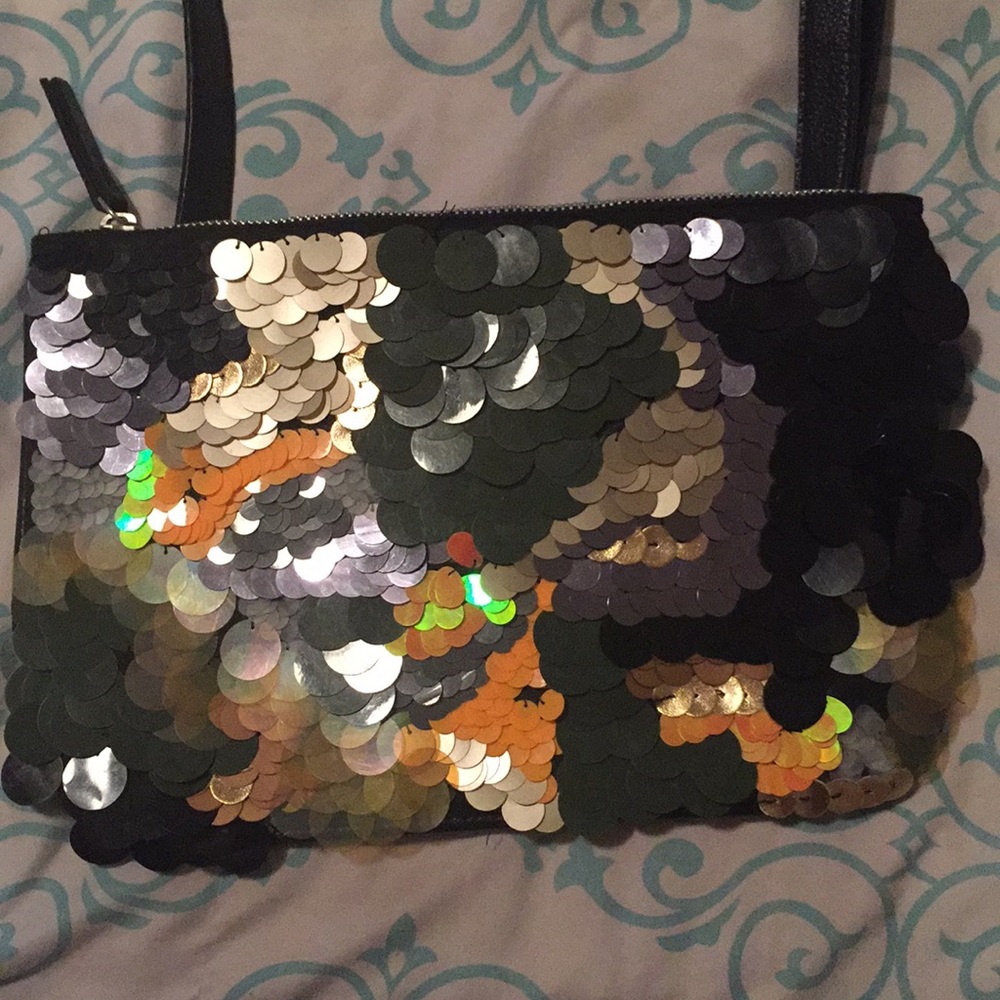 Zara sequin belt bag!
