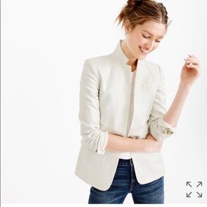 Metallic Linen J. Crew blazer. Never been worn!