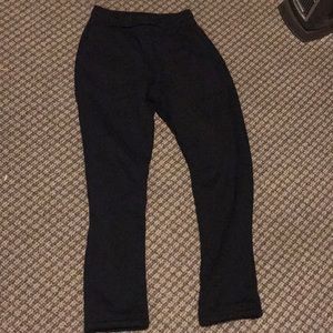 Uniqlo faux shearing pants