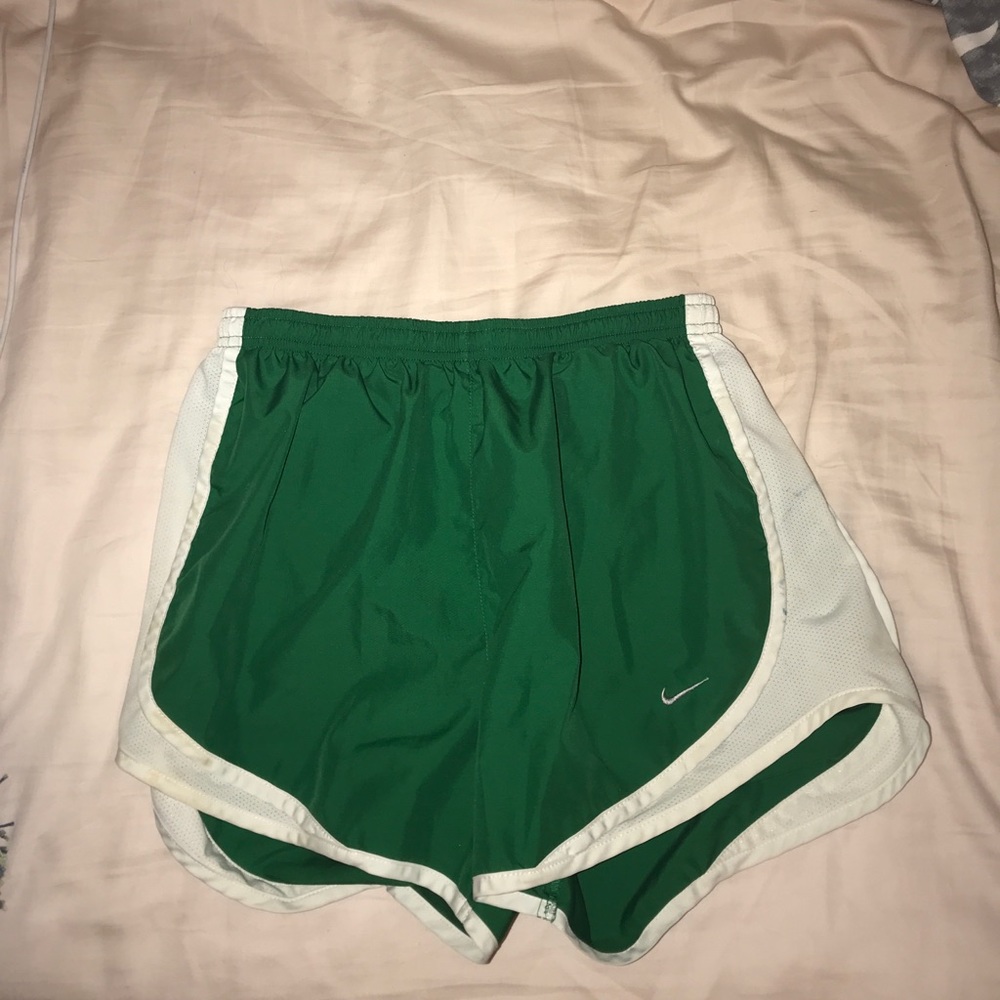 Green Nike Running Shorts