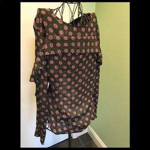 BR Long Sleeve Layered Blouse - L