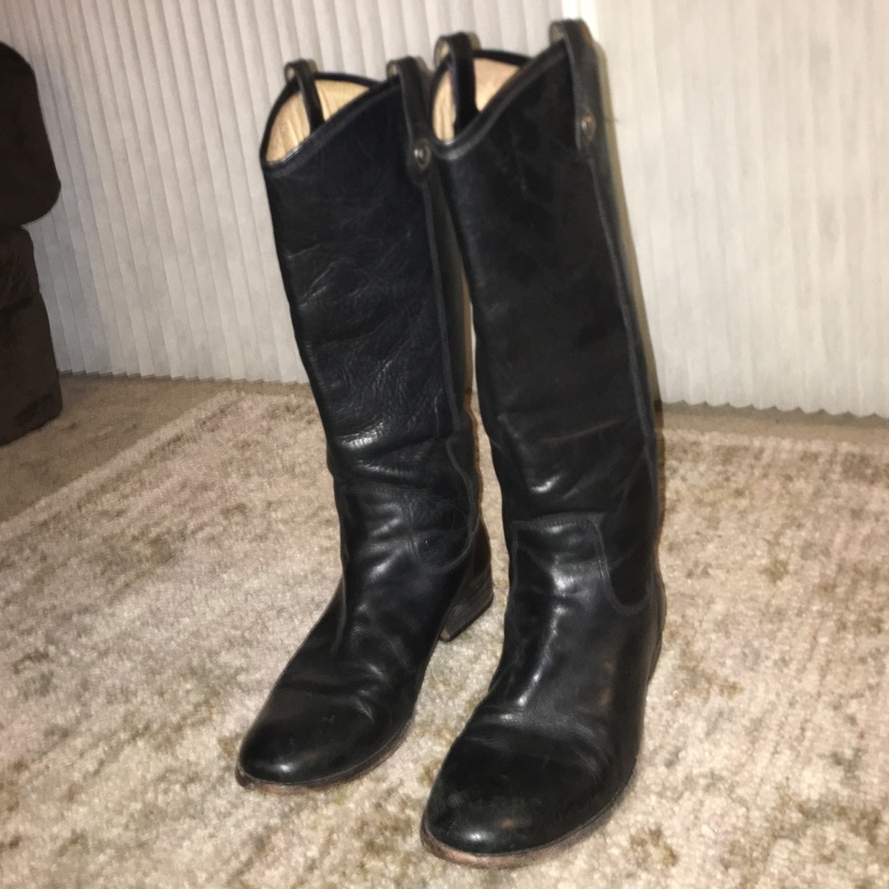 Black western Frye boots 9.5