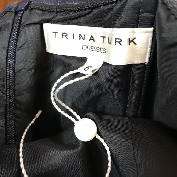 SOLD NWOT Trina Turk strapless dress, size 6 - Picture 5 of 6