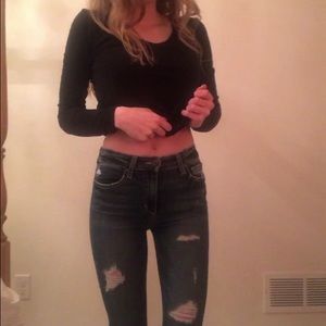 Ripped skinny jeans joes jeans