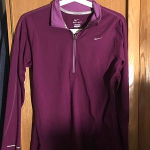 Nike dri fit running quarter zip