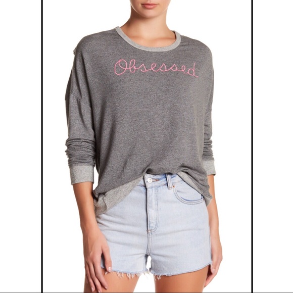 SUNDRY ‘OBSESSED’ Tulip Back Sweater - Picture 3 of 7