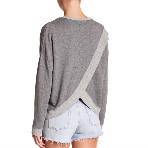 SUNDRY ‘OBSESSED’ Tulip Back Sweater - Picture 4 of 7