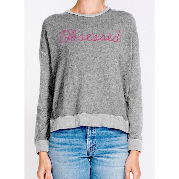 SUNDRY ‘OBSESSED’ Tulip Back Sweater - Picture 5 of 7