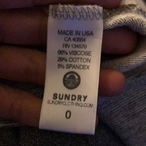 SUNDRY ‘OBSESSED’ Tulip Back Sweater - Picture 7 of 7