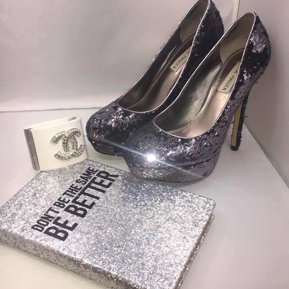Fun & Festive Steve Madden Sequin Platforms