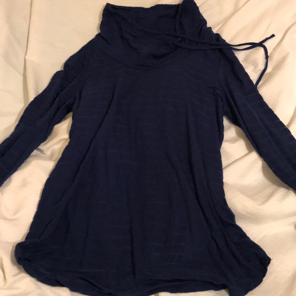 Navy Cowl Neck Comfort-wear ⭐️