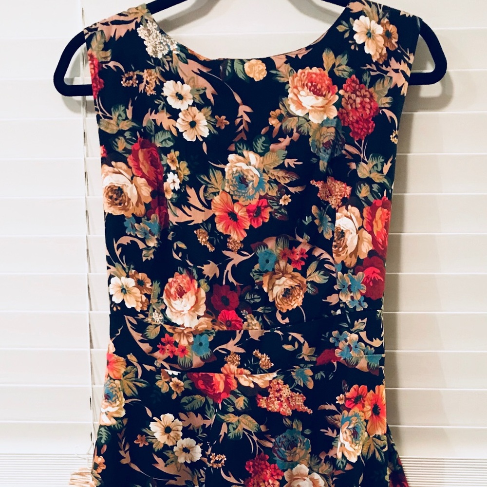 Rockabilly Style Tie waist dress- 1X