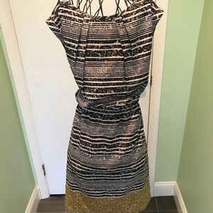 The Limited striped Light-weight Dress - L