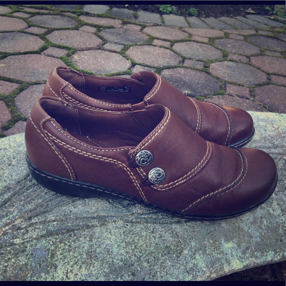 Clark’s bendables Size 7 brown leather
