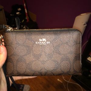 Coach Double Zip Wallet