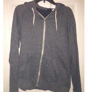 BDG Dark Gray Zip-Up Hoodie