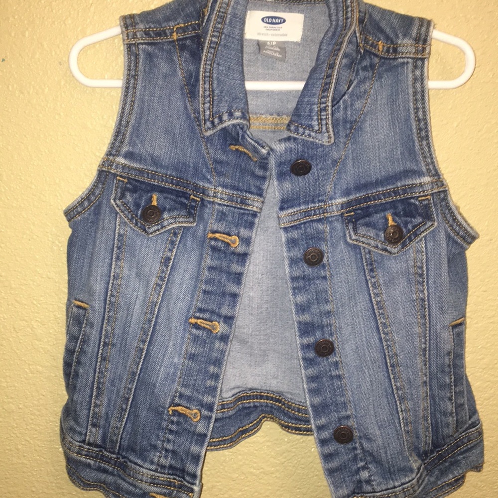 Adorable jean vest